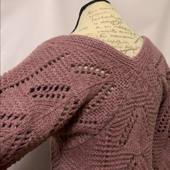 BERRETTI BEAUTIFUL PINK KNITTED SWEATER SIZE L - Picture 4 of 6